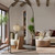 Arched Full Length Mirror, 76x34 Oversized Mirrors with Stand