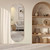 Wall Mounted Arched-Top Body for Living Room, Bedroom, Bathroom