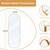 Wall Mounted Arched-Top Body for Living Room, Bedroom, Bathroom
