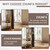 Arched Full Length Mirror with Solid Wood Frame | 71x32 Farmhouse Wall