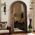 Arched Full Length Mirror with Solid Wood Frame | 71x32 Farmhouse Wall