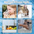 Reduces Chlorine | 400 Gallon High Efficiency Water Filter System, Durable kitchen faucet filter, Silver.