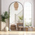Arched Full Length Mirror, 71x32 Big Oversized Mirrors with Stand