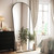 Arched Full Length Mirror, 71x32 Big Oversized Mirrors with Stand