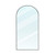 Base, Modern Arched-Top Design for Bedroom, Living Room, Entryway, Black.