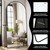 Aluminum Full Length Floor Mirror with Arched-Top, Room Decor, Living Room