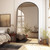 Aluminum Full Length Floor Mirror with Arched-Top, Room Decor, Living Room