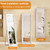 Bedroom, Living Room, Rectangular Wooden Frame, Wood White Color
