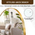 3mm HD glass. Anti-tip base, for Bedroom, Living Room, Entryway.