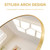 Mirror Full Length, Aluminum Full Body Dressing Mirrors with Arched-Top