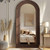 Vertical Hanging, Leaning Standing for Bedroom, Living Room, Brown