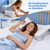 Position Relaxation Pillow with Cooling Ice Silk Cover