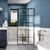 Shower Screen,Shower Door With 1/4" inch SGCC Clear Tempered