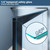 Shower Screen,Shower Door With 1/4" inch SGCC Clear Tempered