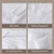 White Damask Quilt California Cal King Size Bedding Sets with 2 Pillow Shams