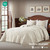 Light Beige Damask Quilt King Size Bedding Sets with 2 Pillow Shams