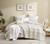 B2EVER Boho Light Beige Quilt Twin Size Bedding Sets with Pillow Sham
