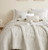 B2EVER Boho Light Beige Quilt Twin Size Bedding Sets with Pillow Sham
