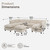 Iroomy Modular Sectional Sofa 8-Seater