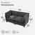 Iroomy Modular Sectional Sofa 2-Seater