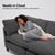 Iroomy Modular Sectional Sofa 2-Seater