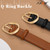 SUOSDEY Women Leather Belt for Jeans Pants, Fashion Dress