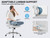 TRALT Ergonomic Office Chair - Desk Chair with Wave High Back Adjustable