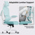 Office Desk Chairs with Wheels, Comfortable Gaming Chairs