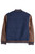 Wool Varsity Bomber Jacket for Kids W/Grainy PU Sleeves for Boys