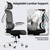 Comfortable Gaming Chairs (1, Black & White