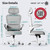 Comfortable Gaming Chairs (1, Light Grey
