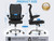 Desk Chair with Wave High Back Adjustable Lumbar Support