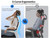 Computer Chair - Gaming Chairs Mesh Backrest and PU Leather