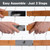 Large Replacement Hammock for Stand, Black Stripes
