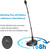 BOYA Desktop Gooseneck Condenser Microphone 18" Podium Microphones with Base