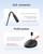 18" Gooseneck Condenser Microphone with Base USB Podium Microphones for Computer