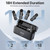 BOYA BY-V4D Wireless Lavalier Microphone for iPhone iPad with Charging case