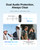 Wireless Mini Microphones for iPhone/Android/PC/Camera, 4 Form-in-1 Mic, 7g Lightweight