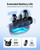 BOYA mini 2 Wireless Microphone for iPhone & Android, AI Noise Cancellation,App Control