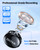 3 Wireless Lavalier Microphone for iPhone/Android/Camera/PC/Tablets,AI Noise Cancellation