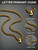 ChainsProMax Initial Letter Necklace for Men Women