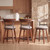 Modern Bar Stools Set of 3, 26"
