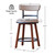 Modern Bar Stools Set of 3, 26"
