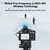 2.4GHz Adaptive Frequency Hopping Wireless Lavalier Microphone Kit, 328ft Barrier-Free Transmission