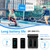 Wireless Lavalier Microphone, by-XM6 K1 2.4G Compact Professional Lapel Mic with Rechargeable Charging Case