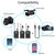 Wireless Lavalier Microphone Smartphone, Dual-Channel System 2 Transmitter
