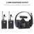 Wireless Lavalier Microphone Smartphone, Dual-Channel System 2 Transmitter