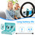 BY-XM6-K2G Dual Wireless Lavalier Microphone System with 2 Transmitters for DSLR Camera