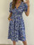 Womens Midi Floral Dress