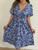 Womens Midi Floral Dress